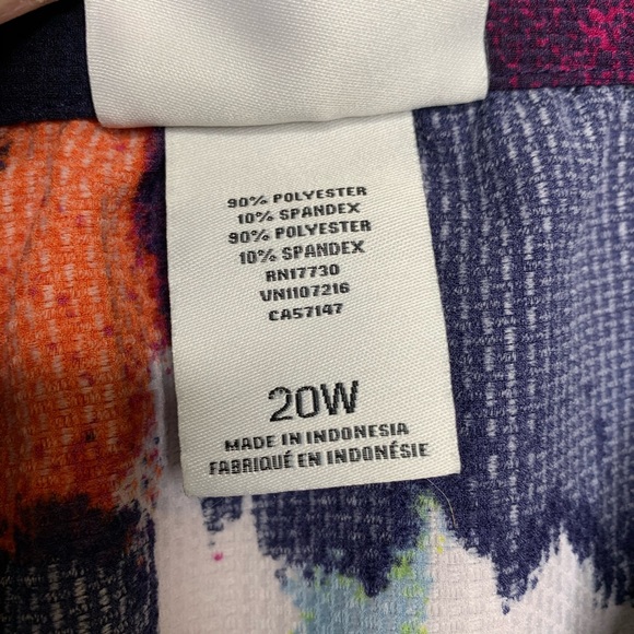 Ava & Viv Bold Multi-color Skirt - Picture 4 of 5